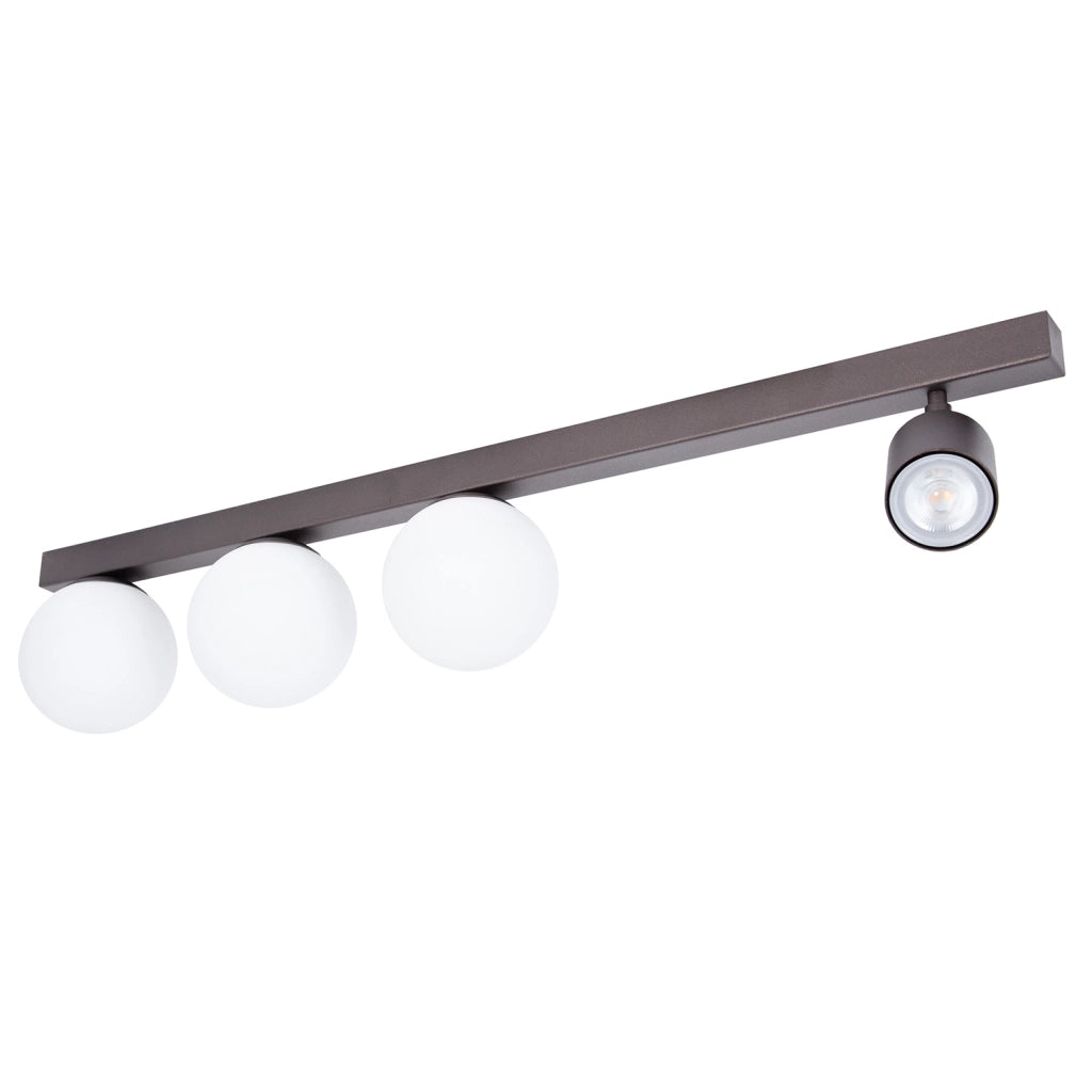 Plafoniera Tavira bronzo 80 cm 4 luci G9/GU10 Sigma