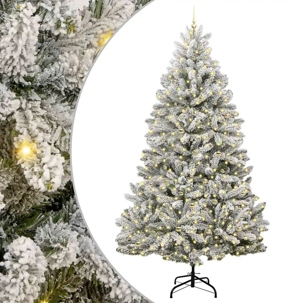 Albero di Natale artificiale 270 cm 300 LED Bianco caldo 3395779