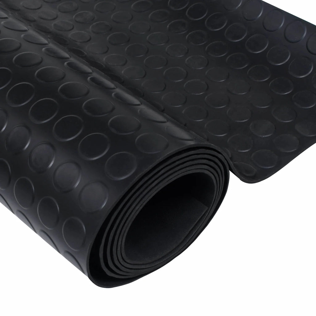 Tappeto per pavimento Nero 1 x 2 m Gomma