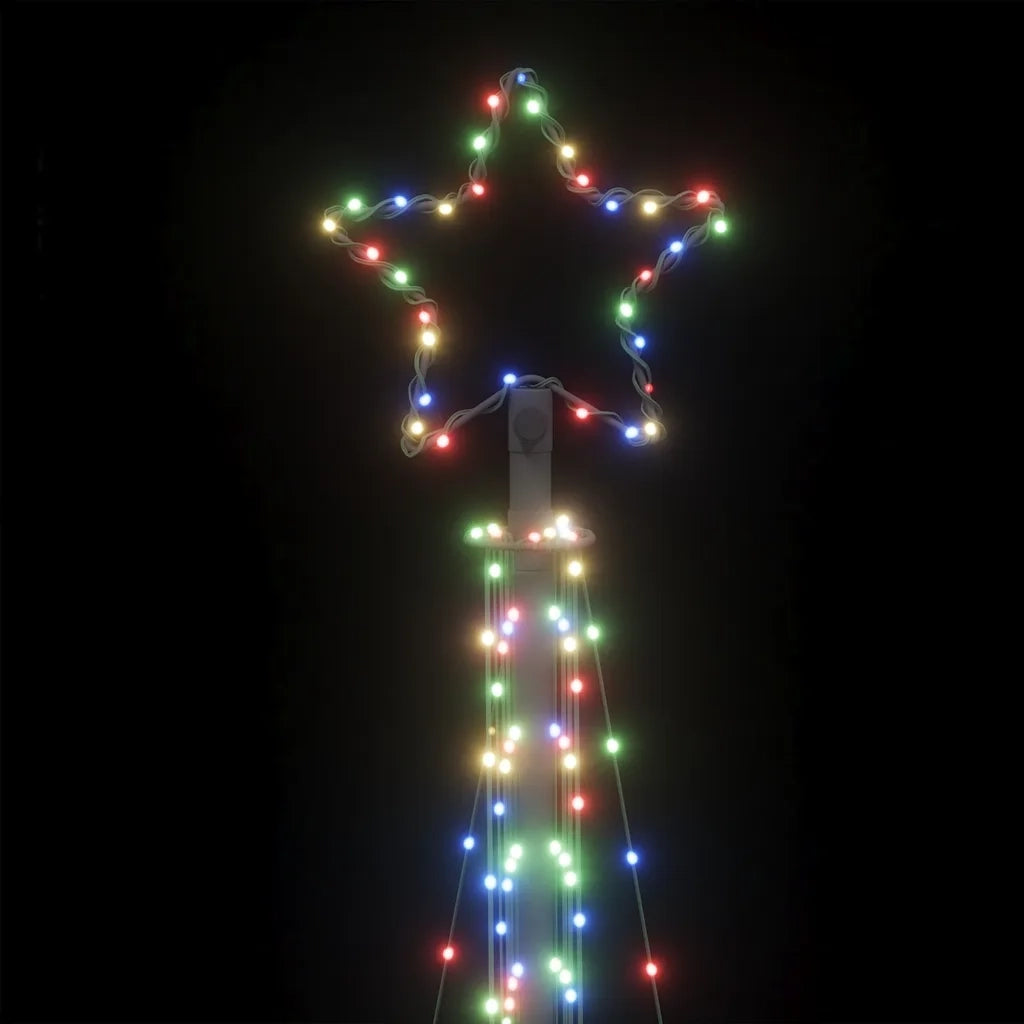 vidaXL Albero di Natale a LED 495 LED Colorati 300,5 cm