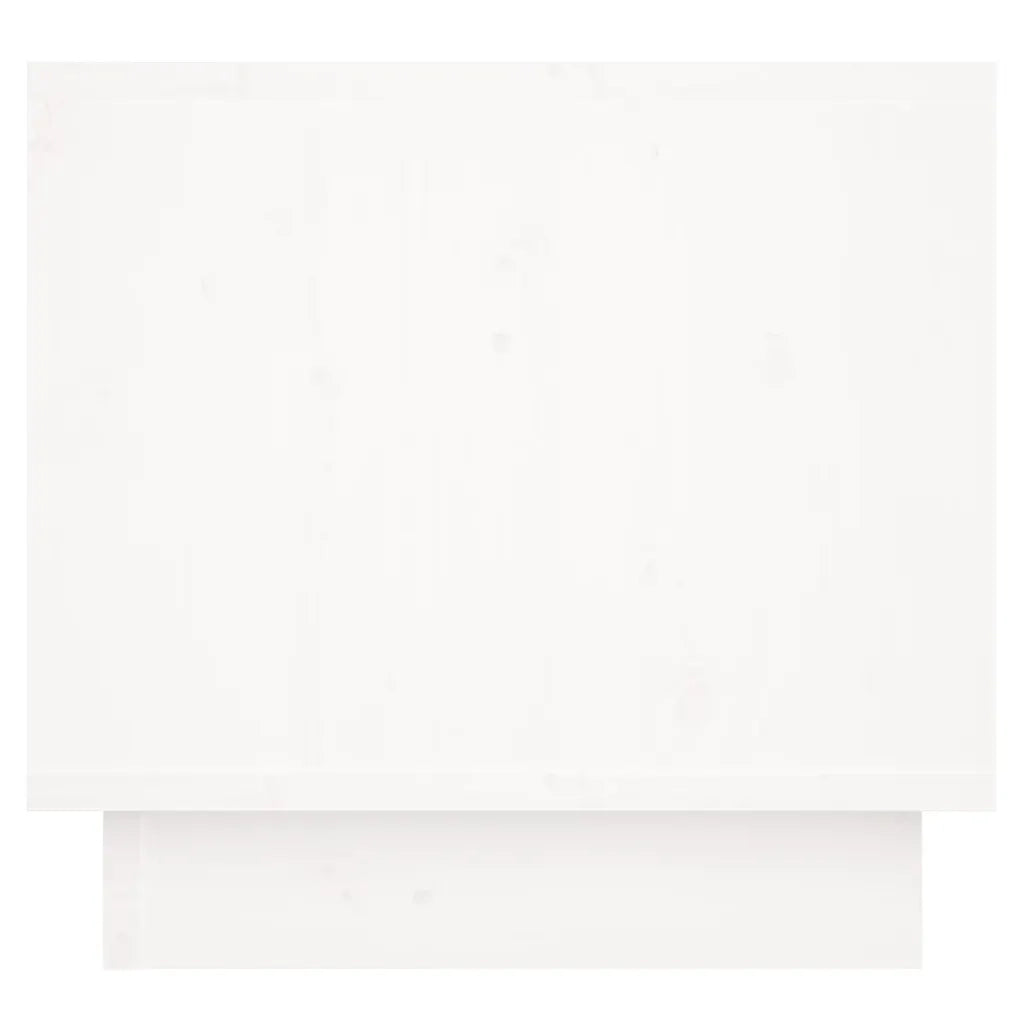 Comodini 2 pz Bianchi 35x34x32 cm in Legno Massello di Pino cod mxl 30786