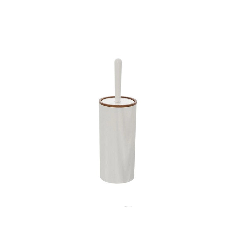 Porta scopino bagno in plastica bianca design moderno Linea London Feridras