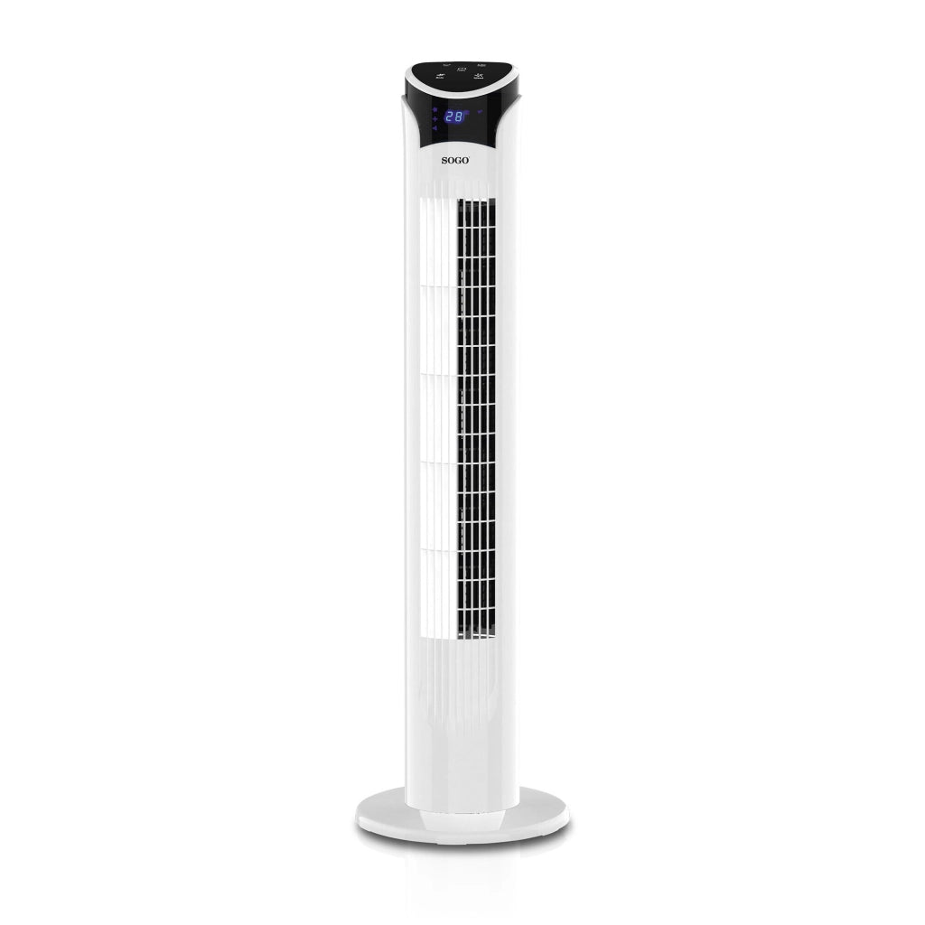 Ventilatore a torre digitale 33 pollici, 3 velocità, pannello touch telecomando, timer 12 ore 45W - SOGO