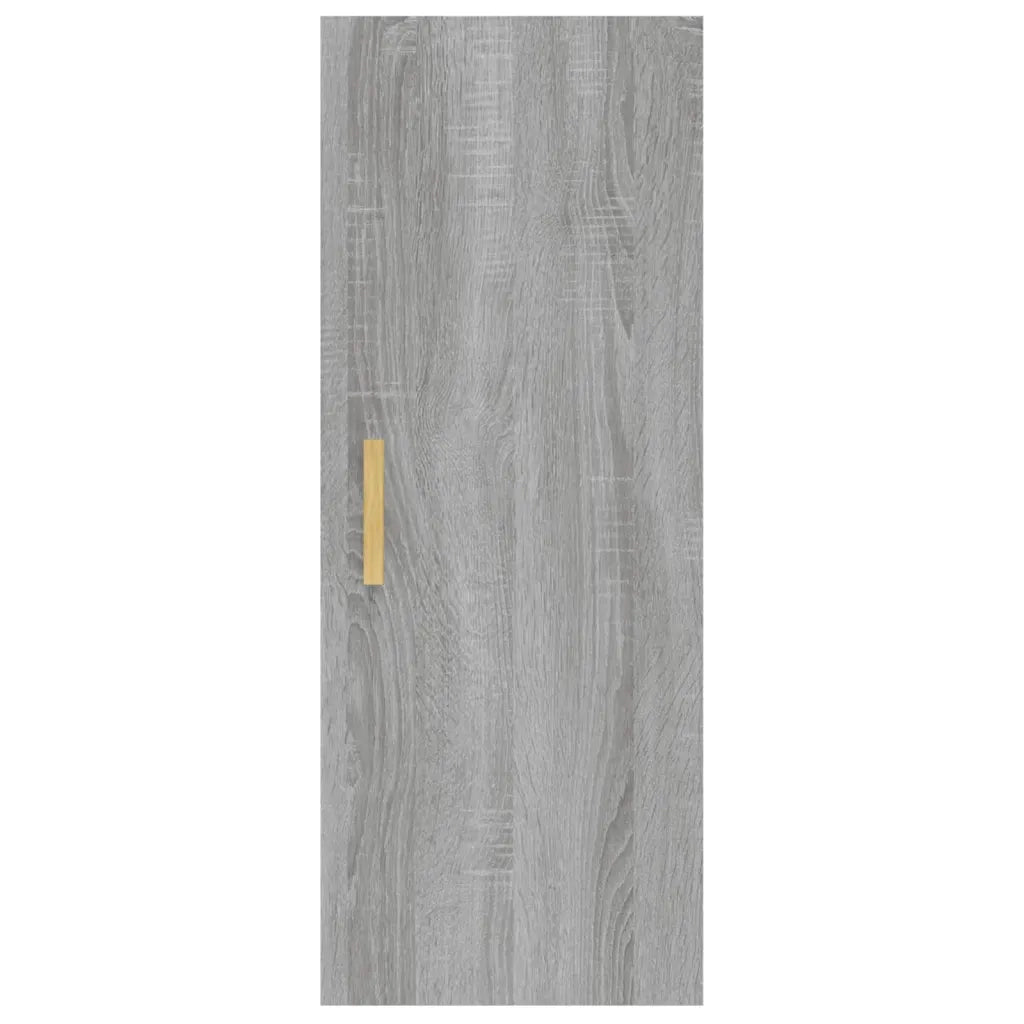 Armadietto a Muro Grigio Sonoma 34,5x34x90 cm Legno Multistrato 817439