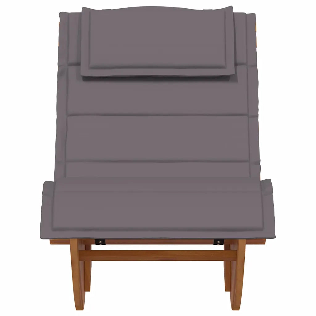Lettino da sole 2 pcs Marrone Legno di Acacia Massello 3329135
