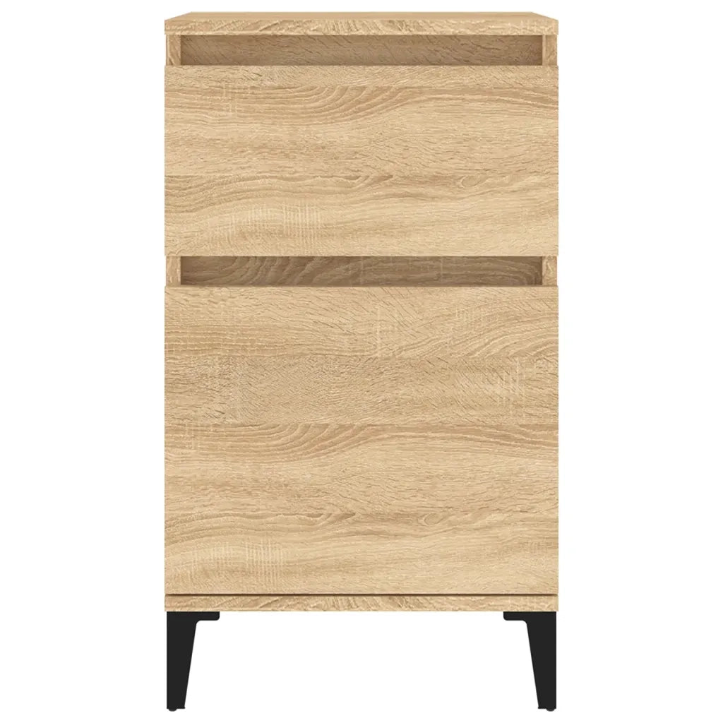 vidaXL Comodino Rovere Sonoma 40x35x70 cm
