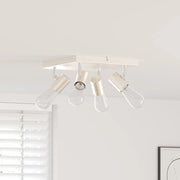 Faretto da soffitto Nichel 26,5 x 26 x 11,5 cm Metallo 4108187