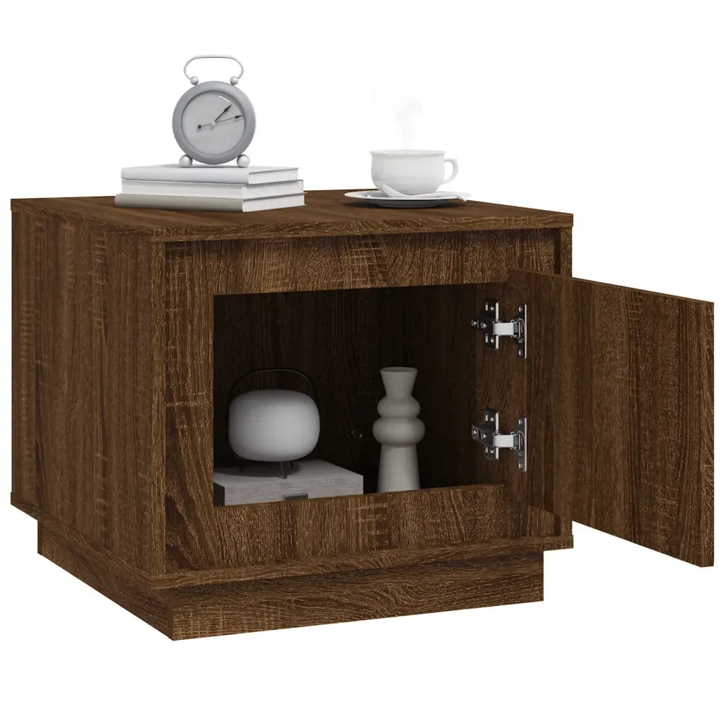 Tavolino da Salotto Rovere Marrone 51x50x44cm Legno Multistrato 819875