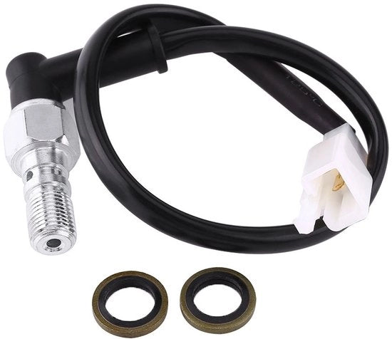 Attuatore idraulico di freno universale - M10*1.25MM - Schiacchiante di stop lampo - Motorino - Qualità e affidabilità