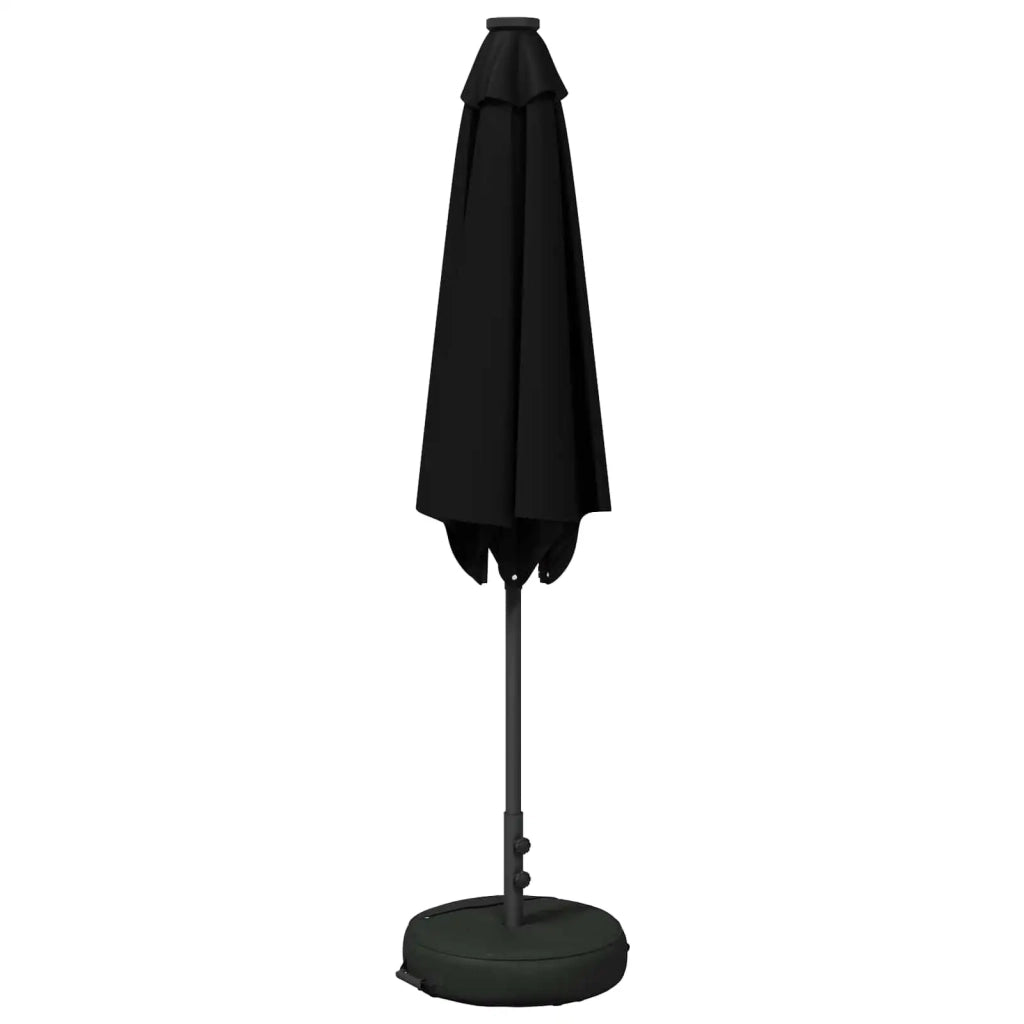 Ombrellone da giardino-Parasol da giardino con luci LED e base 270 x 270 cm Poliestere 416093