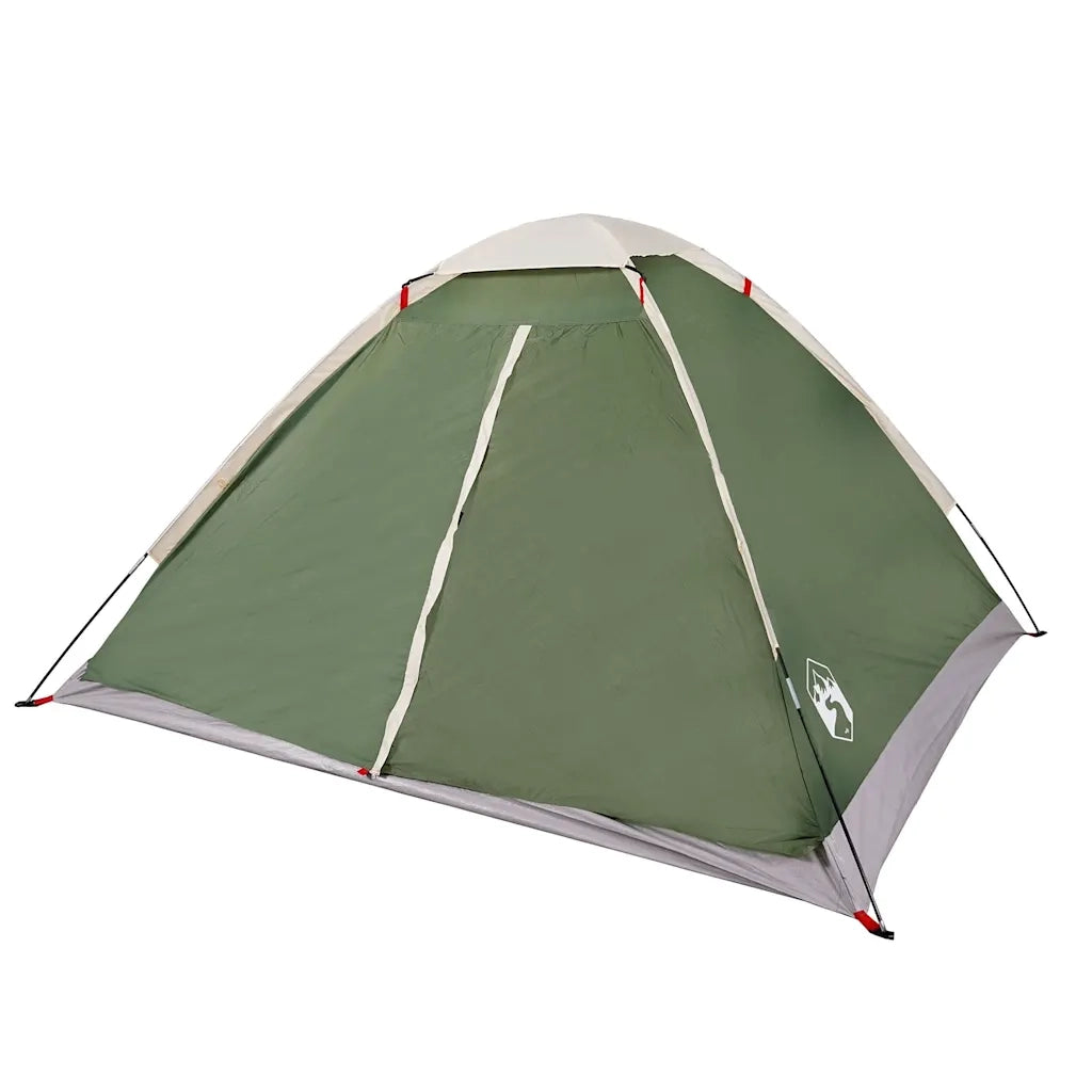 Tenda da Campeggio a Cupola per 4 Persone-Tenda per Escursionismo Verde Impermeabile 850882