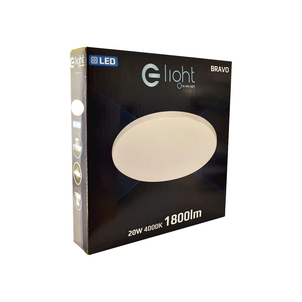 Plafoniera LED Milagro Bravo 20W 4000K 39cm IP44