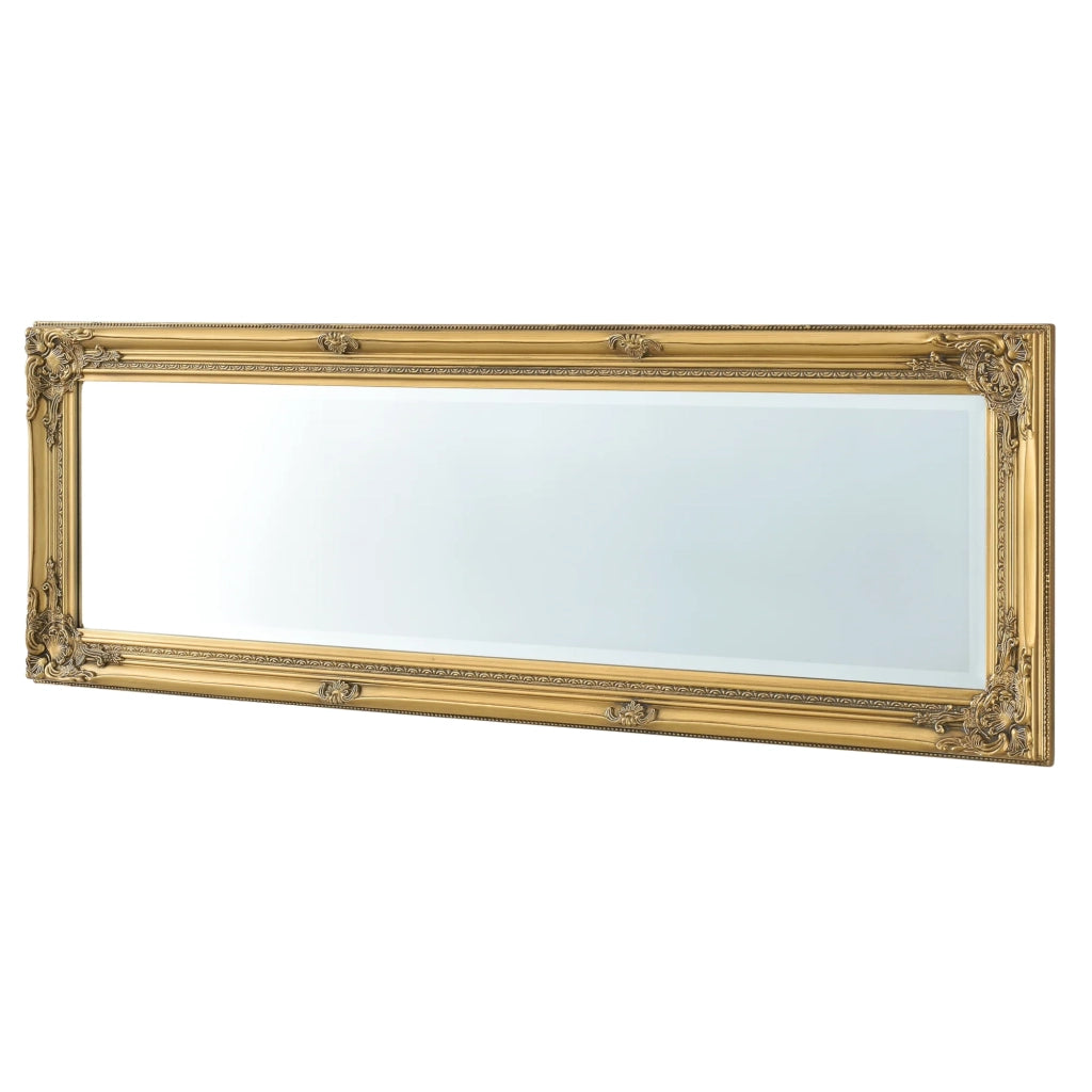 Specchio da parete 132 x 42 x 3,5 cm oro 03_0007908