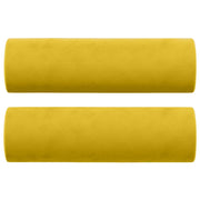 Cuscini Decorativi 2 pz Giallo ?15x50 cm in Velluto CFW6282969