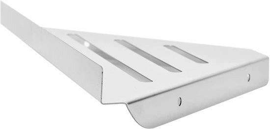 Accessorio da Bagno in Acciaio Inossidabile a Forma di Triangolo - Piastra per Angolo - Bagno - Accessorio da Bagno - Peso: 10 kg - Modello:  - Completo di Finitura a Specchio Argento - Ideale per uso Residenziale e Professionale