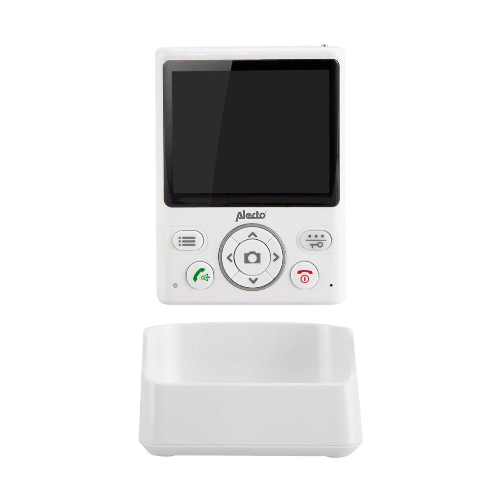 Videocitofono Modello ADI-250 con Visione a Infrarossi Schermo 3.5 pollici Bianco / Argento Alecto