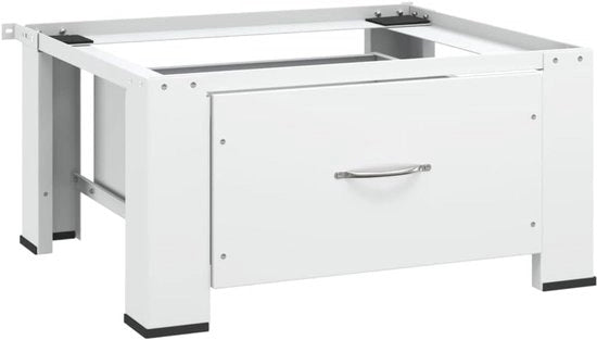 Elevatore per lavatrice con carrello - Elevatore per lavatrice - Base per lavatrice - Elevatore per lavatrice con carrello - Mobile per lavatrice da montare