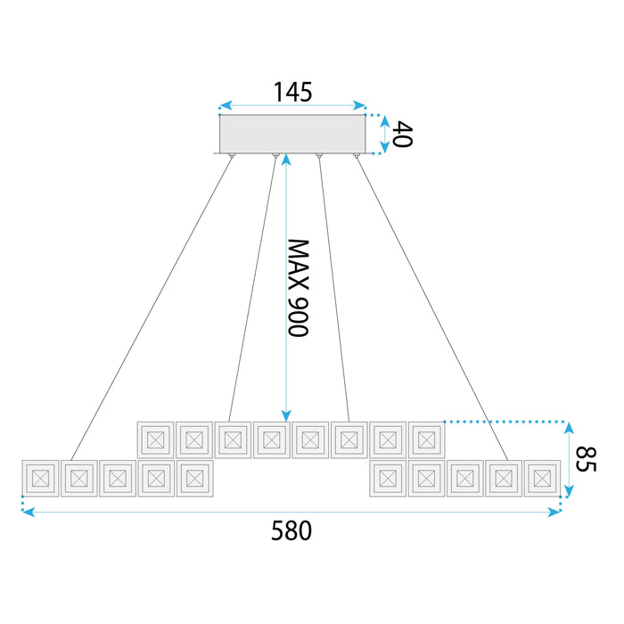 Lampada Led App1556-cp Chrome