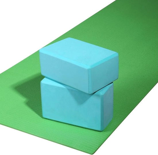 Set di 2 blocchi di yoga con alta densità – 23 x 15 x 10 cm – Vari colori