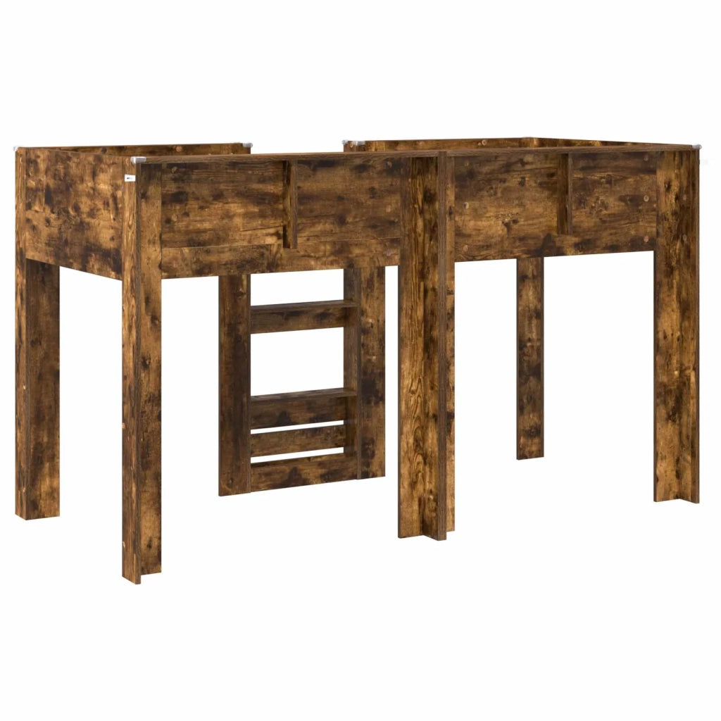Letto a Castello per Bambini Rovere fumé 75 x 190 cm 3410471