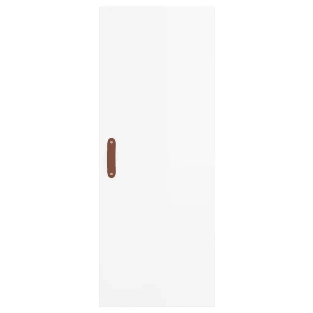 Credenza 34,5x34x180 cm in Legno Multistrato Bianco Lucido 3198827