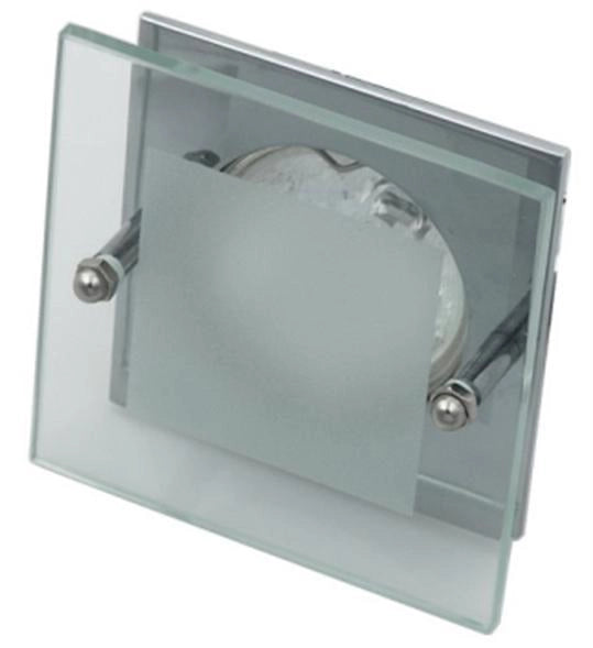 Faretto incasso SZ-04 1xMR16 cromo vetro quadrato Candellux