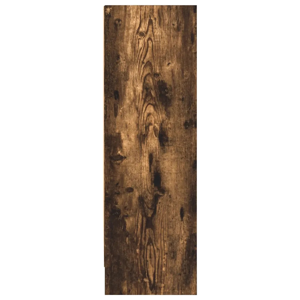 Libreria Rovere Fumo 80x24x76 cm in Legno Multistrato 857830