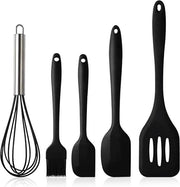 Set anti-aanbakschepen siliconen 5-delig perfezionato per mixer da uova e utensili da cucina