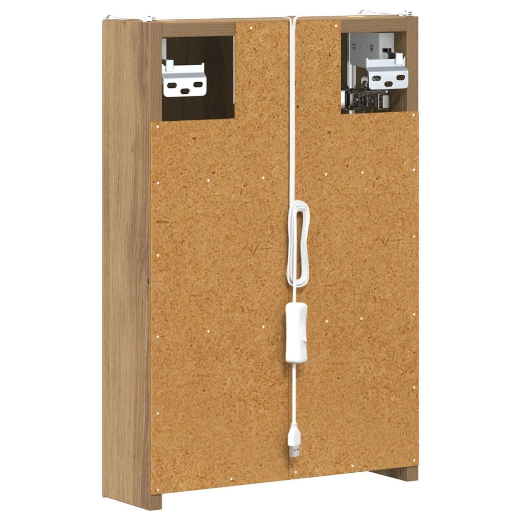 Mobiletto per specchio da bagno Rovere Artigianale