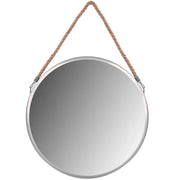 Rotondo Specchio Con Corda 40cm Silver Klmh-0410s-1
