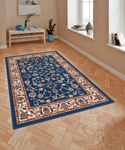 Tappeto passatoia ROYAL SHIRAZ 2079 AZZURRO cm.100x150 arredo casa disegno moderno geometrico arredo casa