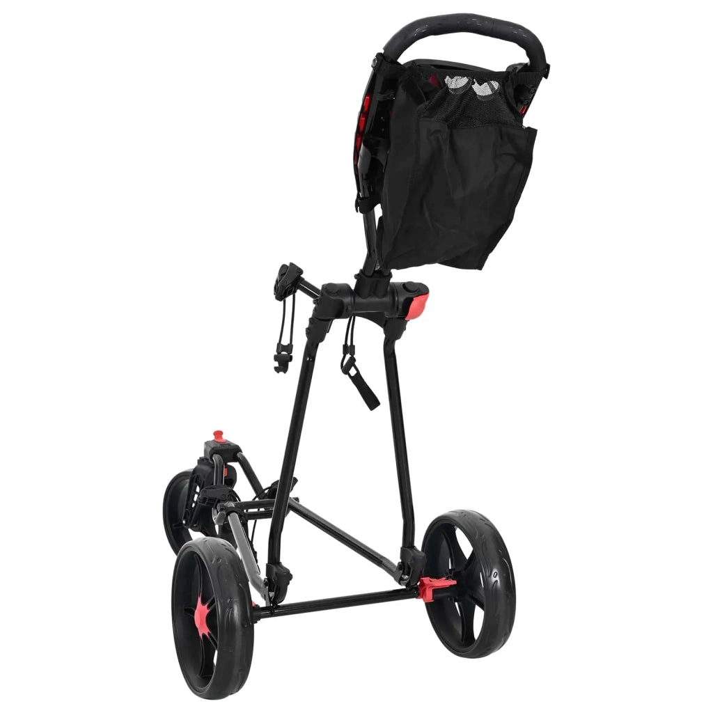 Carrello da golf Nero 110 x 60 x 132 cm Ferro CFW5695523