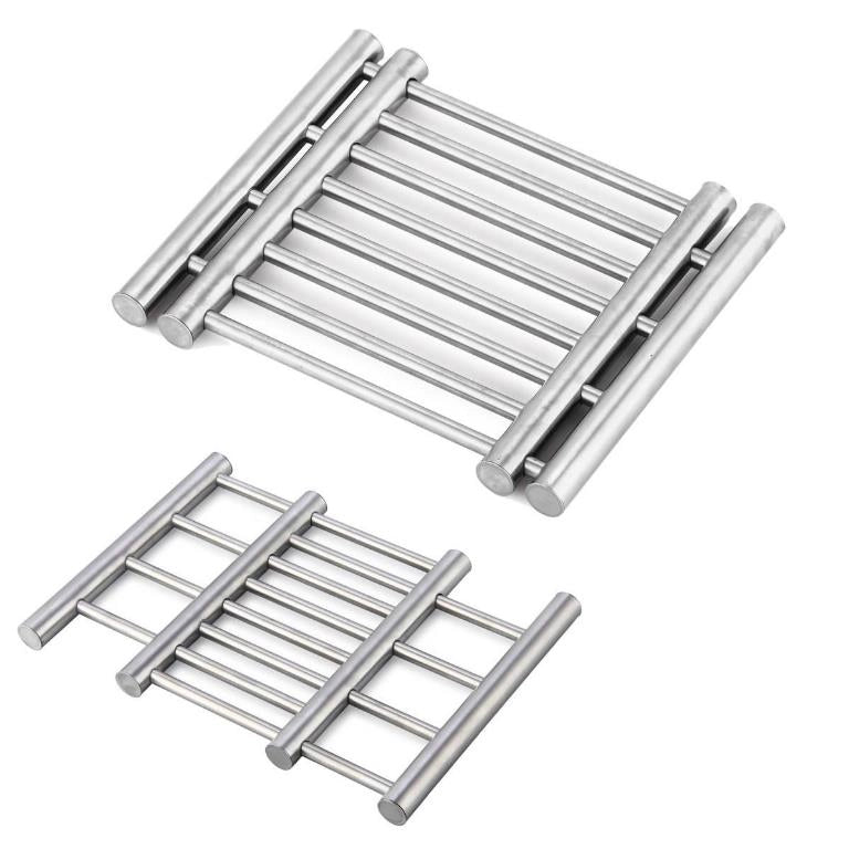 Sottopentola Estensibile in Acciaio Inox 38 x 20 x 2 cm