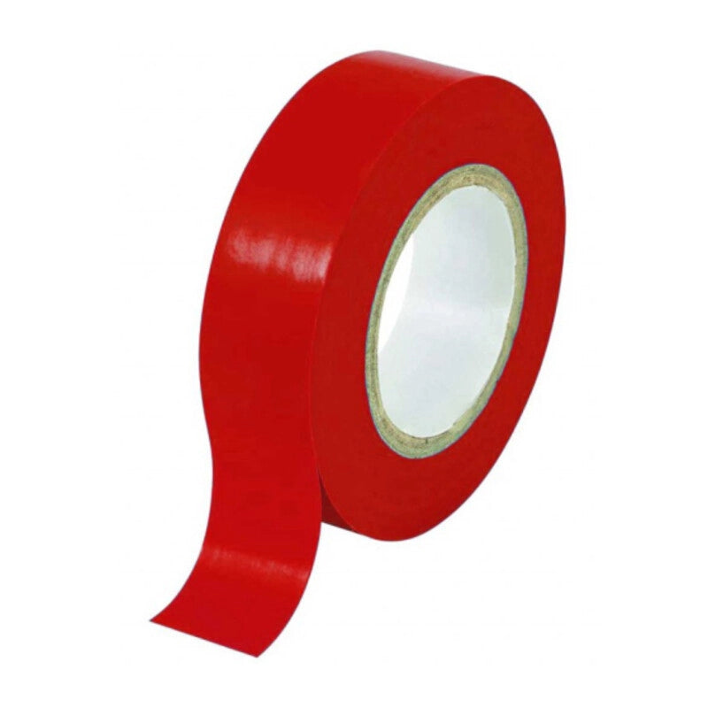 C NASTRO ISOLANTE PVC 25MTX19MM ROSSO- 10,0 pz