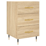 Comodino | Armadio da Notte | Mobiletto da notte Rovere Sonoma 40x40x66 cm in Legno Multistrato