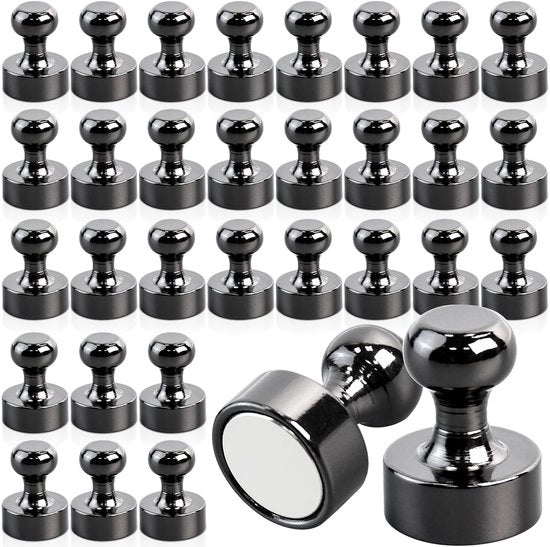 32 pezzi di forti magneti, forti magneti neodymium extra, 12 mm x 16 mm piccoli magneti per lavagne magnetiche, magneti forti magneti neodymium, minimagneti per lavagna bianca, frigorifero, calendario, pannello per appunti, pannello per appunti, ufficio