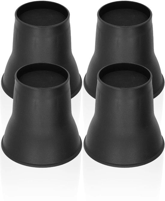 Sosteggi mobili 4 pezzi - Altezza 15 cm - Antiscivolo - Materiale plastico - Alta resistenza - Sostegni mobili comodi