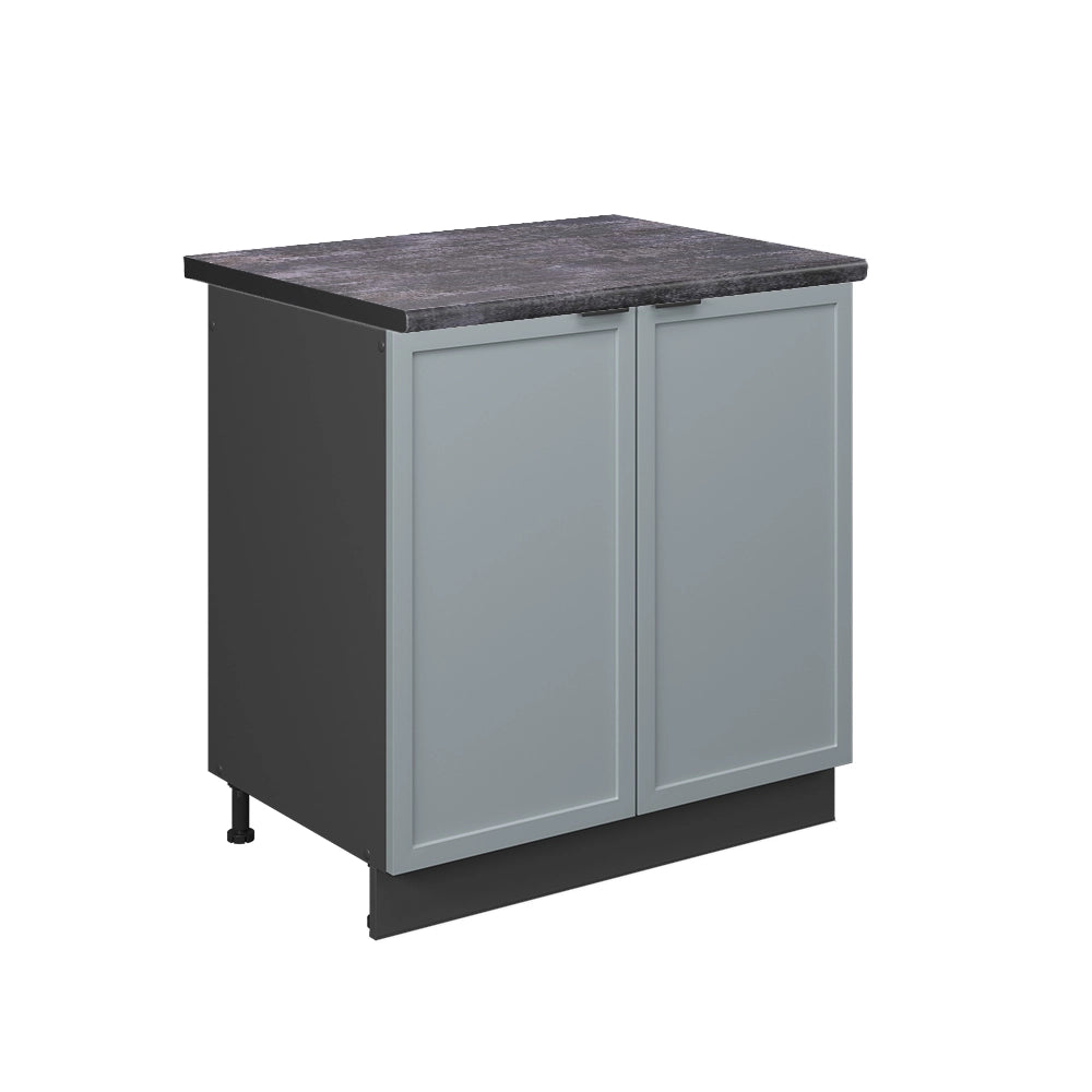 Vicco Mobile lavello cucina Blu-grigio chiaro 80 cm , PL Antracite