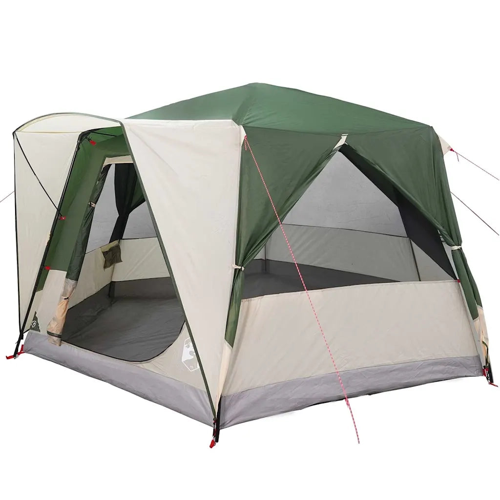 Tenda da Capanna per 5 Persone con tetto Verde e Bianco