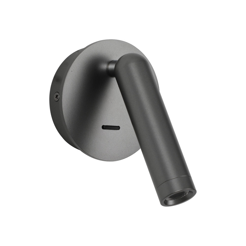 Applique lettura grigia orientabile LED 2,5W Italux
