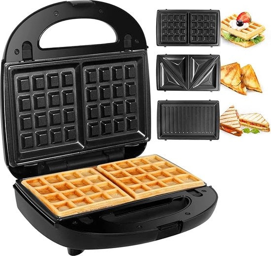 Grill per Panini - Apparecchio per la Frittura di Panini - Frittorditore per Sandwich - Tostapane per Panini