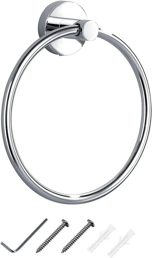 Manubrio in Acciaio Inox per Asciugamani con Fissaggio Fissabile