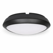 PLAFONIERA OVALE CON PORTALAMPADA E27 PARETE/SOFFITTO SONJA OVAL- - 1xE27 max 20w - ø mm.290x200x100 - colore nero - 1 pezzi AIRAM