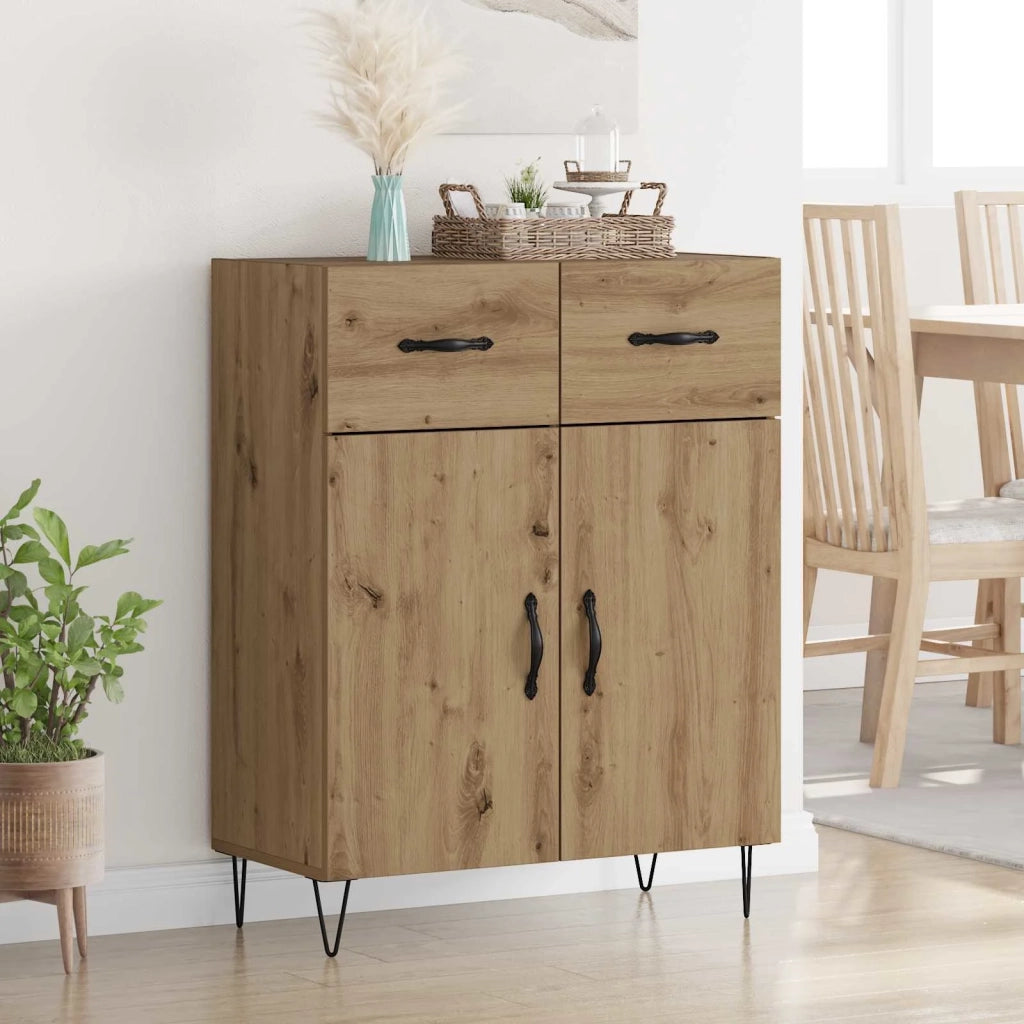 Credenza Rovere artigianale 69,5 x 34 x 90 cm Legno multistrato
