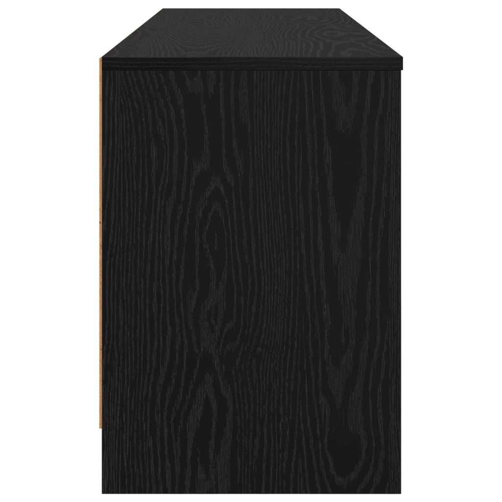 Armadietto per letto 2 pcs Rovere Nero 66 x 33 x 48 cm 893724