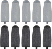 Accessorio Elettrico per Rasatura a Piedi Professionale - 10 Pezzi - Coarse e Fine - Ideale per l'Uso Casalingo - Duraturo e Riciclabile