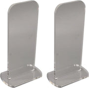 Supporto per guanti da boxe in acrilico premium per baseball e boxe, adatto per 1 coppia di guanti, ripiano verticale per guanti da boxe