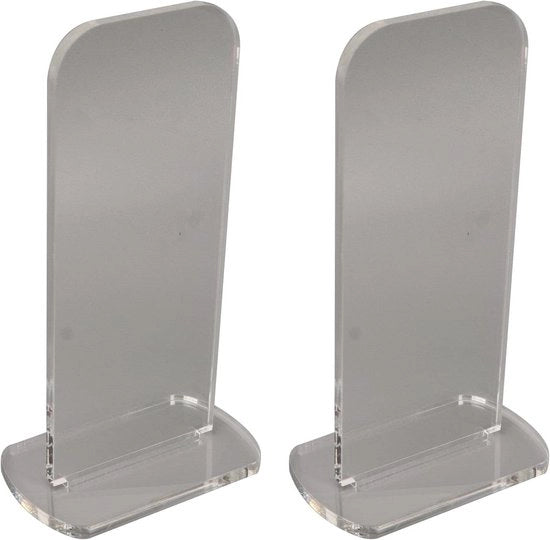 Supporto per guanti da boxe in acrilico premium per baseball e boxe, adatto per 1 coppia di guanti, ripiano verticale per guanti da boxe