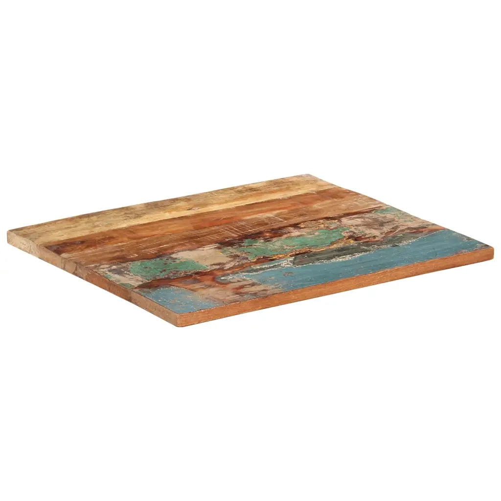 Piano Tavolo Rettangolare 60x70 cm 25-27 mm Legno di Recupero 286053