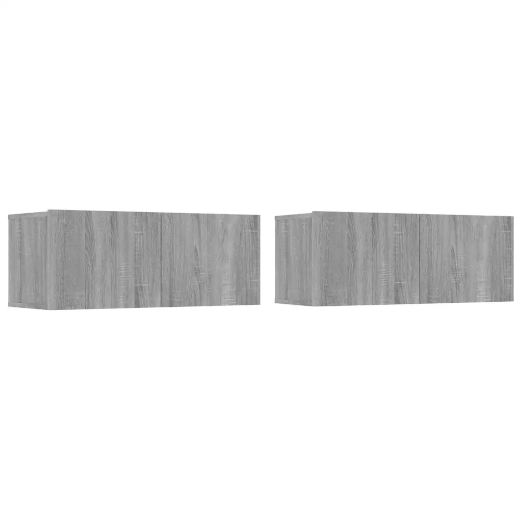 Set di Mobili Porta TV 5 pz Grigio Sonoma in Legno Multistrato 3114428